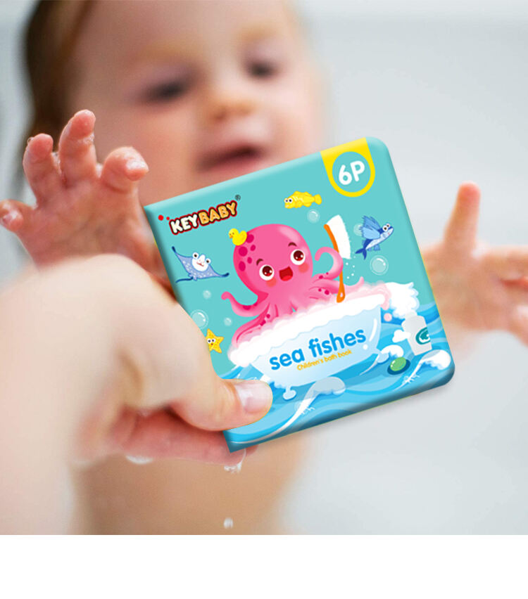 Custom Keybaby Waterproof Activated Plastic Book Kids Drawing Toys for Bath Time supplier