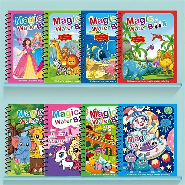 A magical experience awaits with the enchanting magic water coloring book