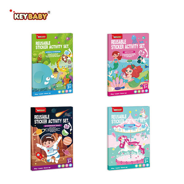 Mantén a los más pequeños entretenidos durante horas con un libro de pegatinas reutilizable.