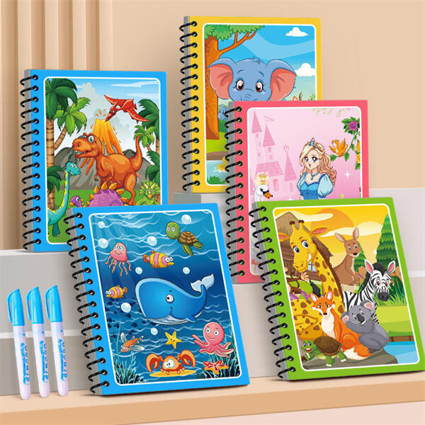 Unleash your creativity with the innovative magic water coloring book