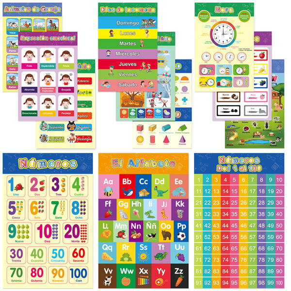 Convierte cualquier espacio en un entorno divertido y educativo con pósteres vistosos