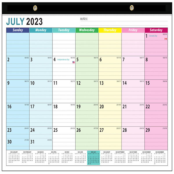 Keep track of your schedule in a fun and personalised way with a custom desk calendar