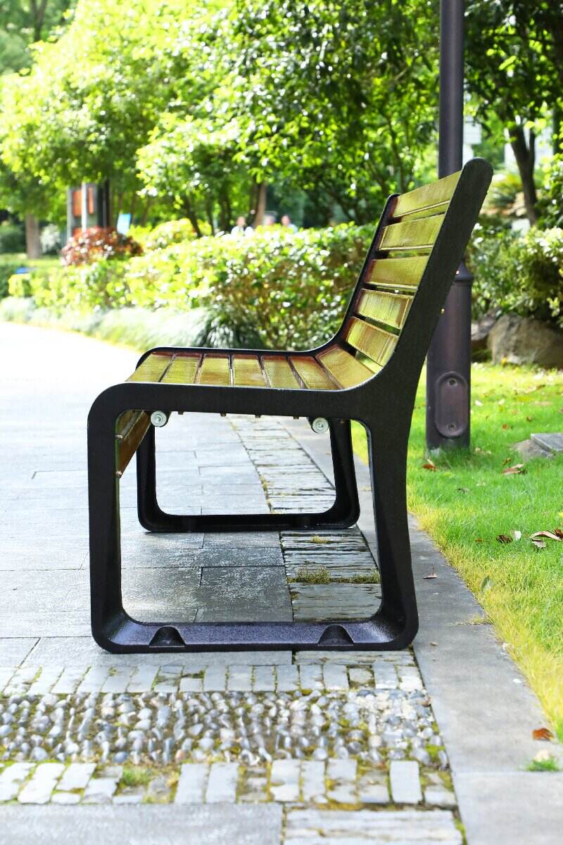 product factory price pineapple grid chair surface cast aluminum chair legs outdoor garden benches157-59