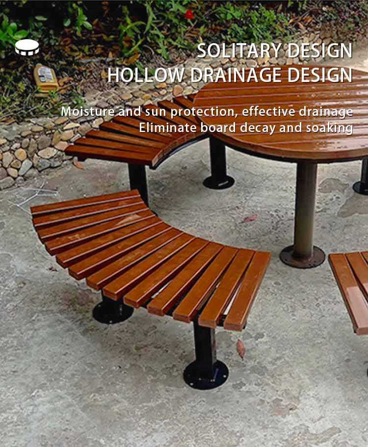 product high quality modern community courtyard outdoor round tree chair customizing style191-64