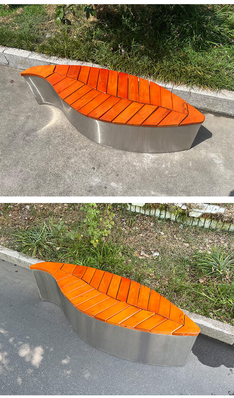 product lnovative design leaf shaped outdoor park leisure chairs-61