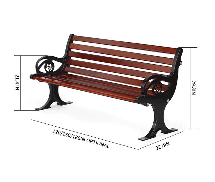 product factory price pineapple grid chair surface cast aluminum chair legs outdoor garden benches157-94