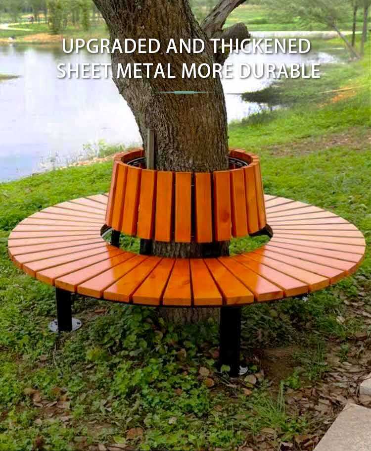 product high quality modern community courtyard outdoor round tree chair customizing style191-63