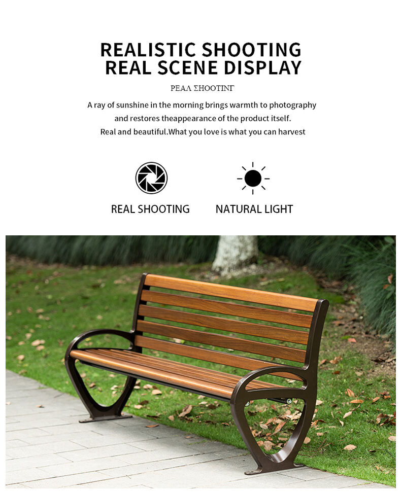 product modern design sense anticorrosive wood outdoor bench for patio or garden stylish modern outdoor furniture-60