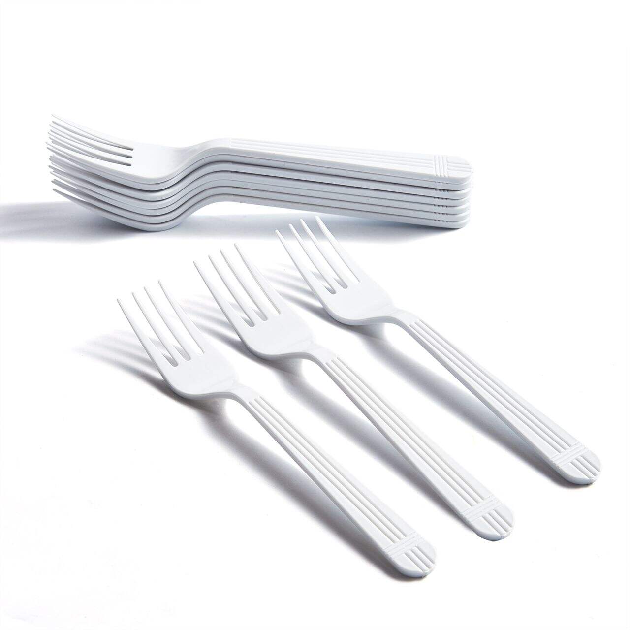 Velikostni plastneni vilici za vsakdanjo uporabo