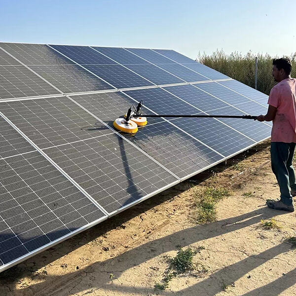 Revolutionize your solar panel cleaning routine with our easy-to-use brush