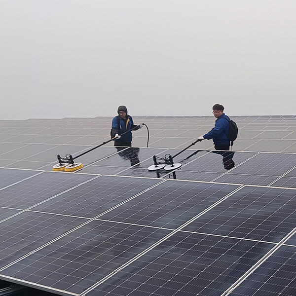 Removing debris and dirt to optimize energy yield.