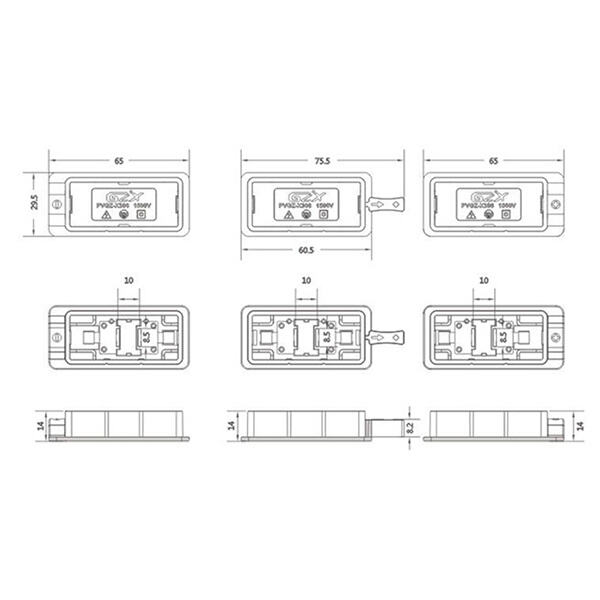 Common types of junction boxes used in solar panel installations