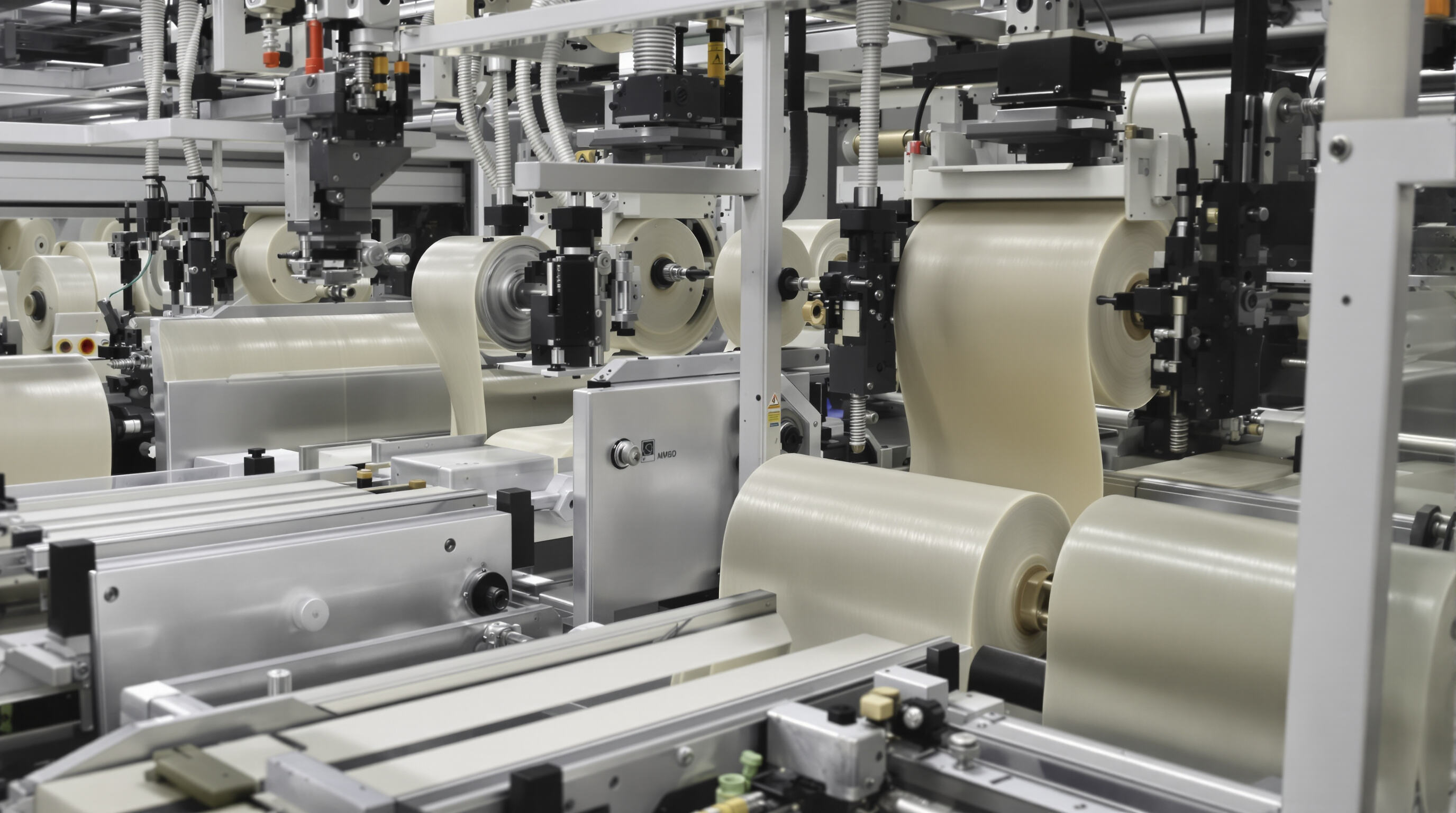 Secondary manufacturing processes such as adhesive lamination and coiling applied to silicone strips