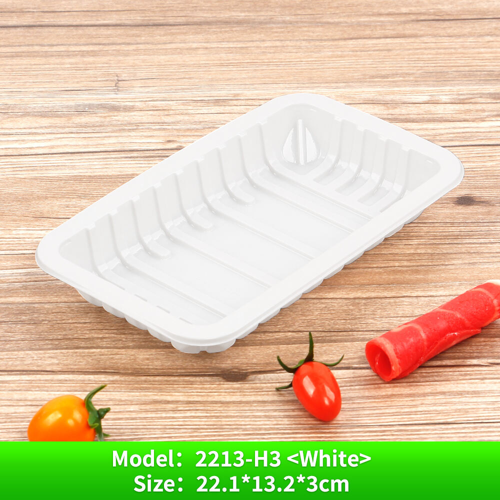 PP/PET Disposable High Quality MAP Chicken Takeaway Packaging Box Sealed Plastic Tray for Meat Packaging factory