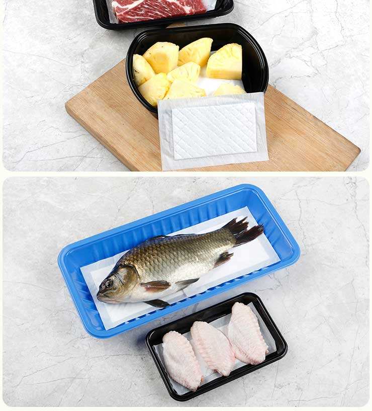 Disposable Wholesale Meat High Quality Fresh Absorbent Meat Pad Food Grade for Meat supplier