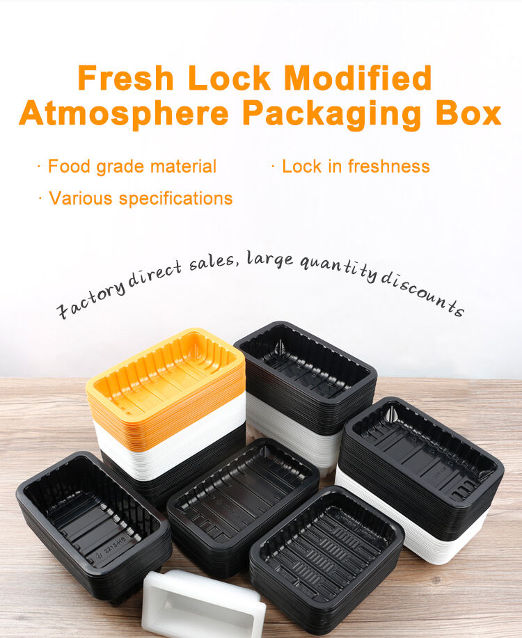 PP/PET Disposable High Quality MAP Chicken Takeaway Packaging Box Sealed Plastic Tray for Meat Packaging supplier