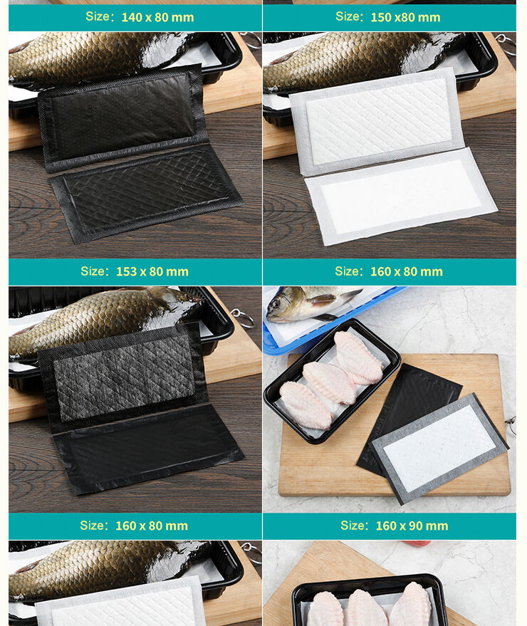 Disposable Wholesale Meat High Quality Fresh Absorbent Meat Pad Food Grade for Meat factory