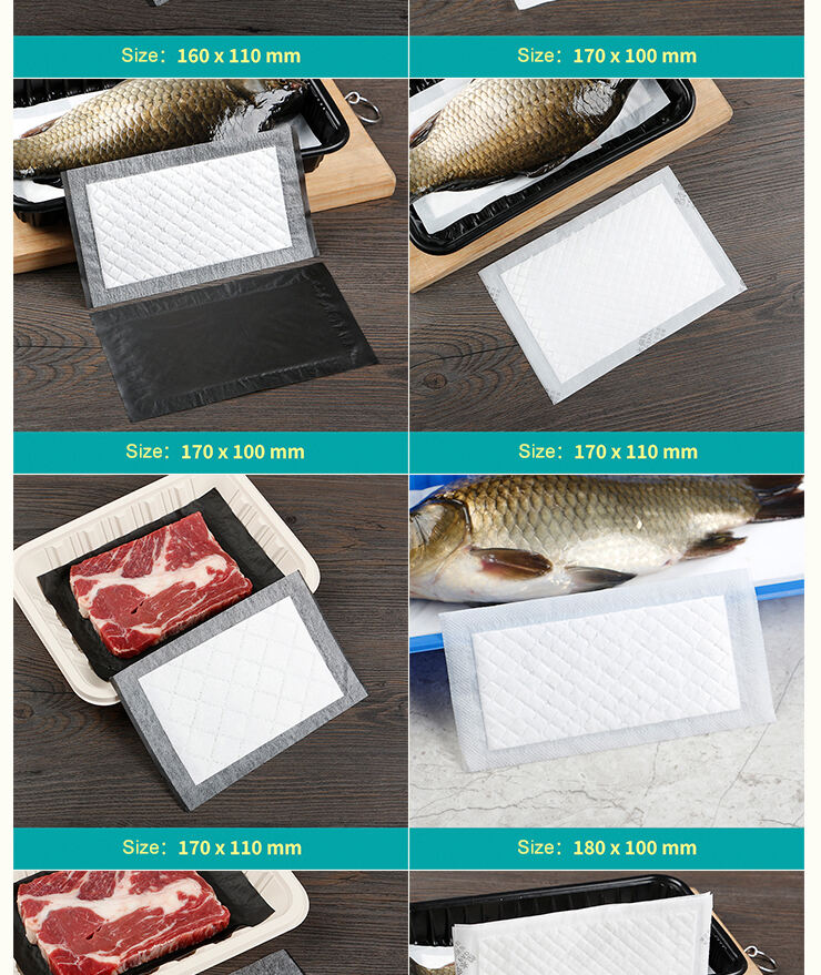 Disposable Wholesale Meat High Quality Fresh Absorbent Meat Pad Food Grade for Meat manufacture