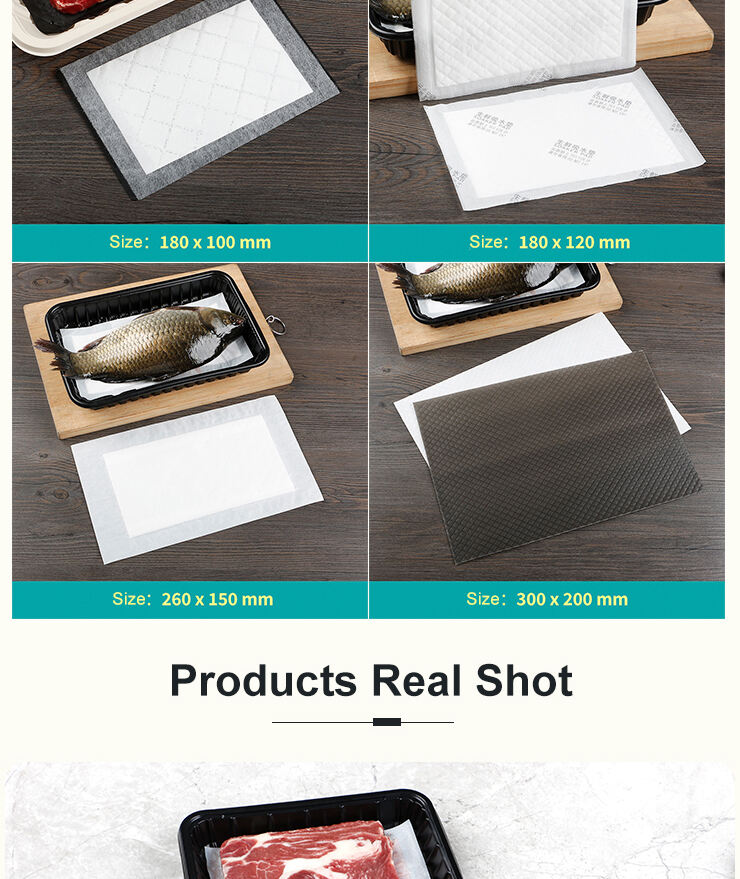 Disposable Wholesale Meat High Quality Fresh Absorbent Meat Pad Food Grade for Meat supplier