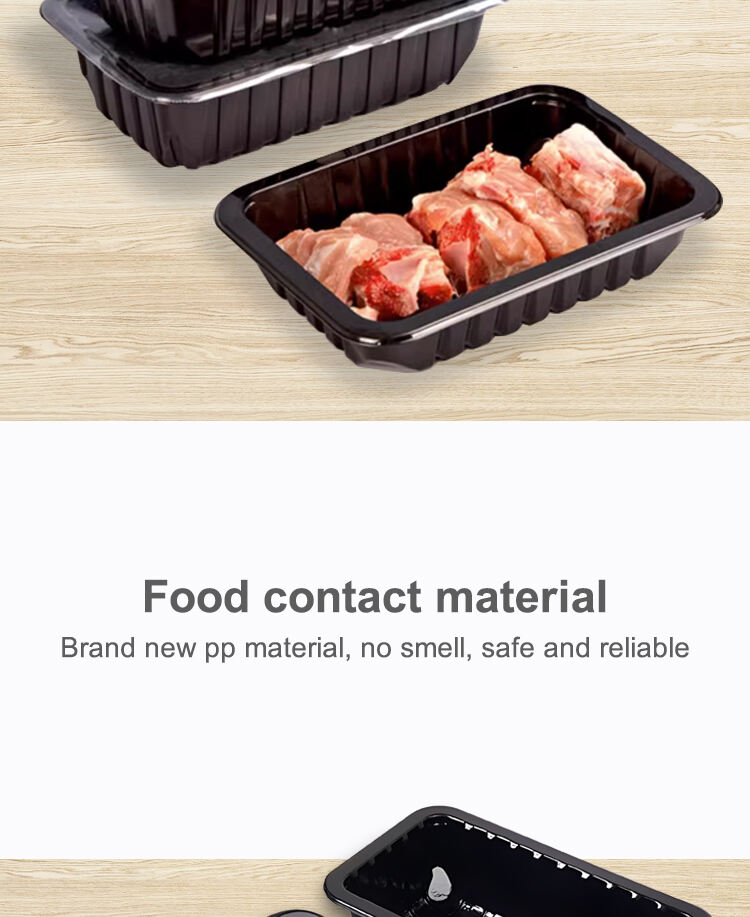 PP/PET Disposable High Quality MAP Chicken Takeaway Packaging Box Sealed Plastic Tray for Meat Packaging supplier