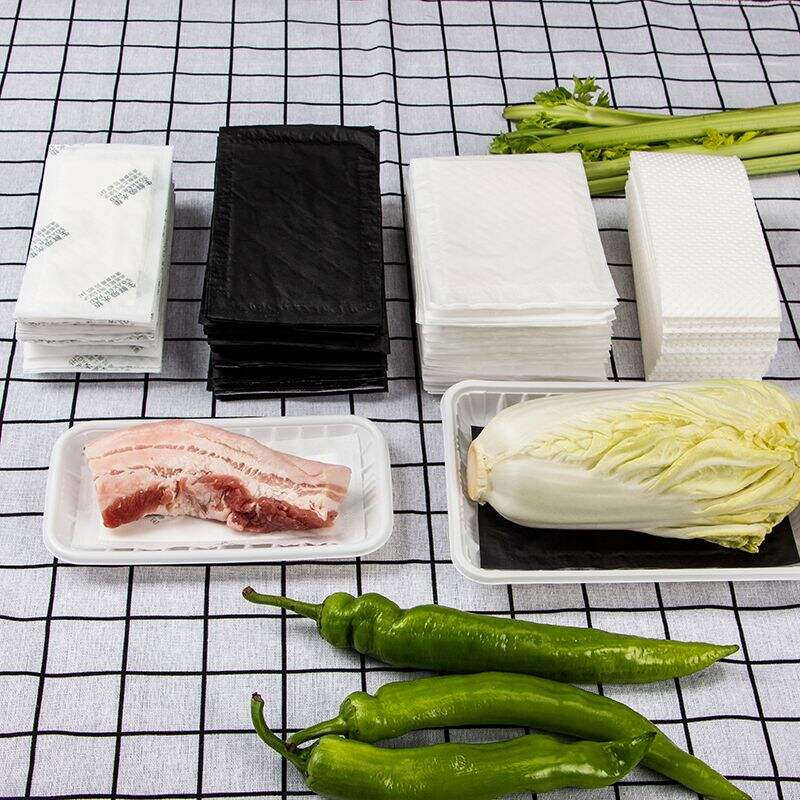 Super paper disposable white absorber high quality pe film pad for meat packaging