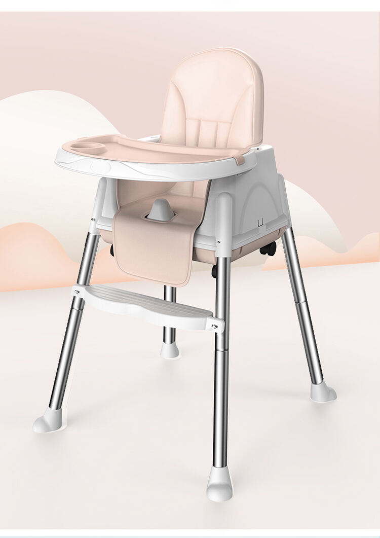 Wholesale Plastic Baby Dinning High Chair Portable Child Highchair Baby Feeding 3 In 1 High Chair supplier