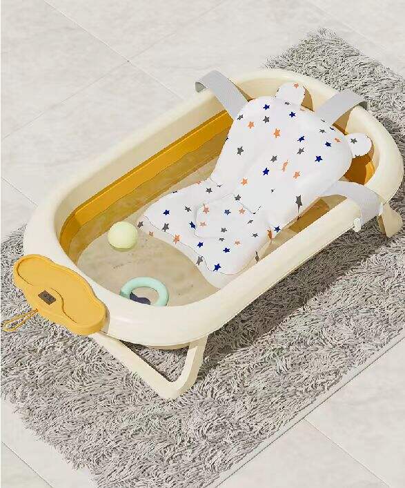 Hot Selling Plastic Baby Bathtub Set Toddler Foldable Bath Tub Portable Bathtub For Kids Space Saving supplier