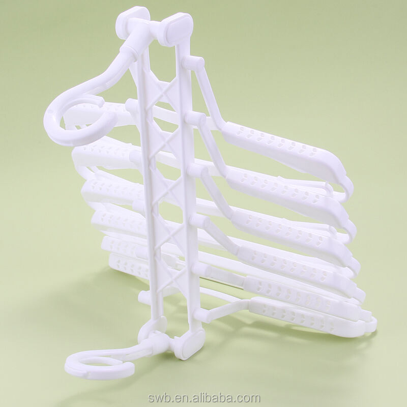 Multifunctional PP Coat Hanger Plastic Clothes Hanger Home Storage Racks Foldable Plastic Coat Hanger supplier