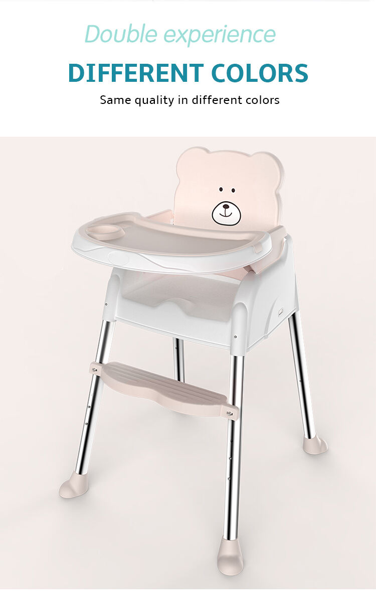 New Type Top Sale Highchair 3 In 1 Plastic Baby Dinning Chair Toddler High chair With Tray And Seat Belt supplier