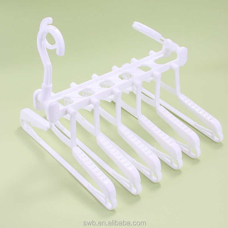 Multifunctional PP Coat Hanger Plastic Clothes Hanger Home Storage Racks Foldable Plastic Coat Hanger details