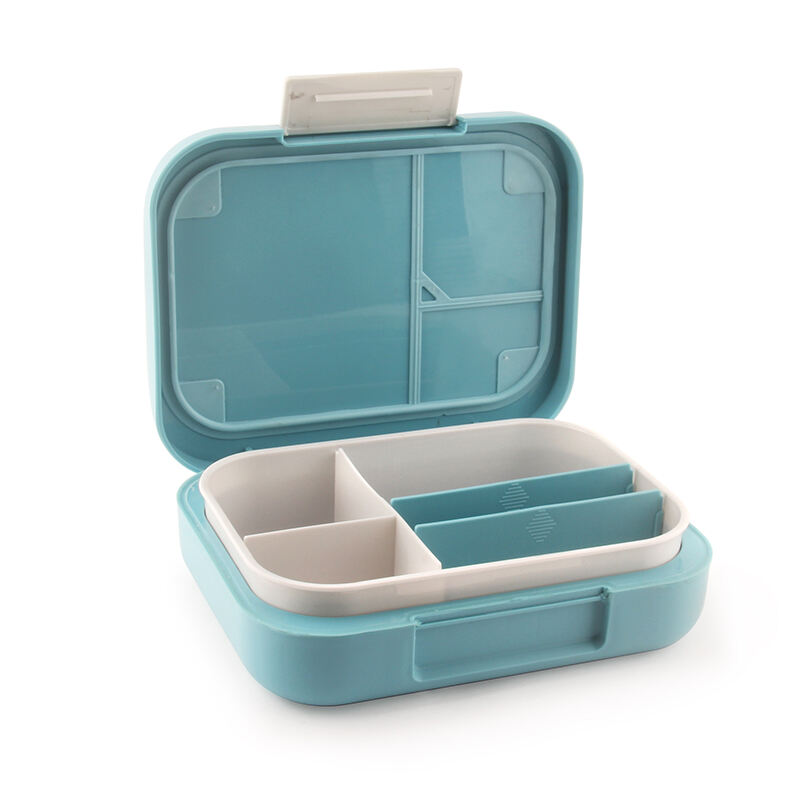 Food Grade Plastic Bento Lunch Box Travel Food Container Plastic Lunch Boxes For School Kids BPA Free factory