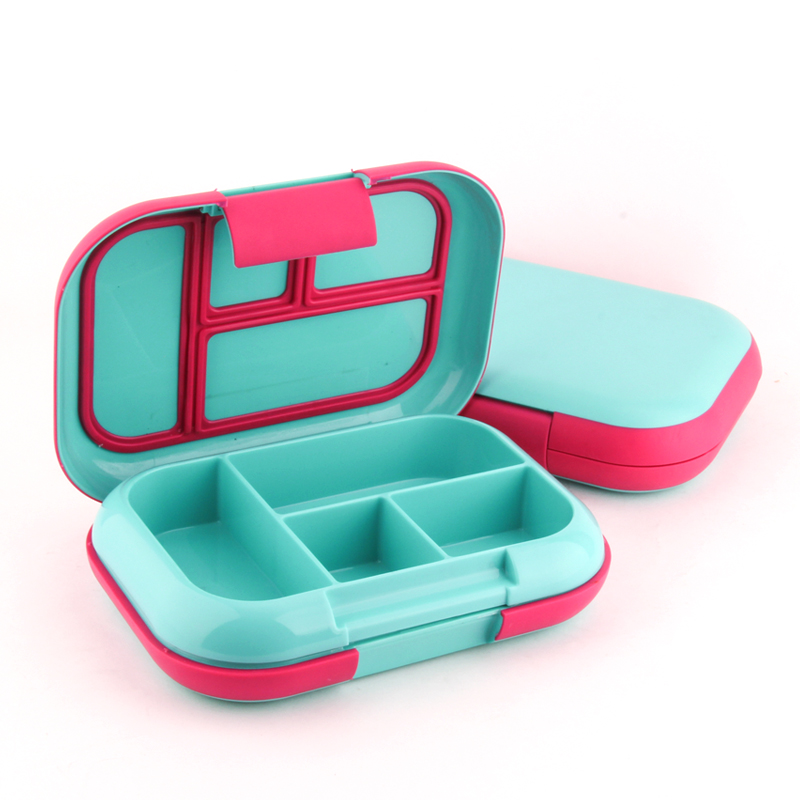 Food Grade Plastic Bento Lunch Box Travel Food Container Plastic Lunch Boxes For School Kids BPA Free factory