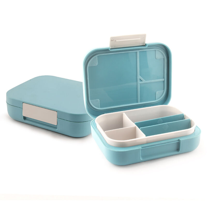 Food Grade Plastic Bento Lunch Box Travel Food Container Plastic Lunch Boxes For School Kids BPA Free manufacture