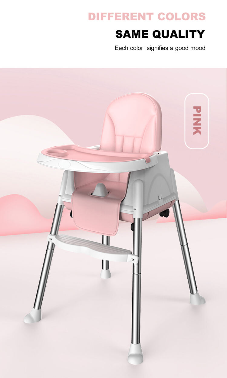 Wholesale Plastic Baby Dinning High Chair Portable Child Highchair Baby Feeding 3 In 1 High Chair factory