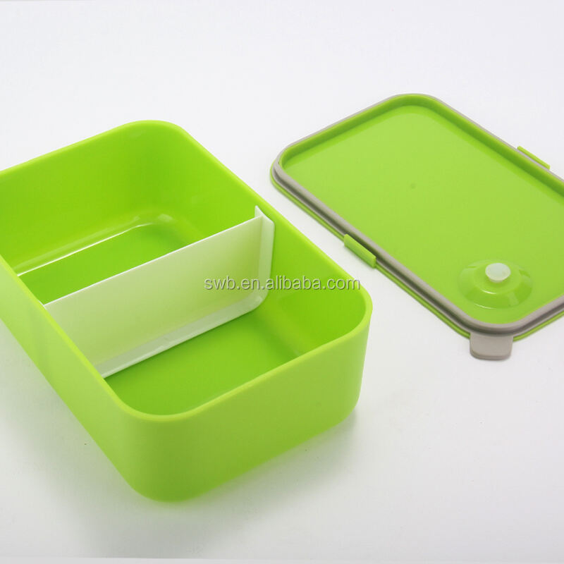 Eco-friendly Leak-Proof Plastic Lunch Box Travel Food Container Office School Plastic Bento Box for Stidents supplier