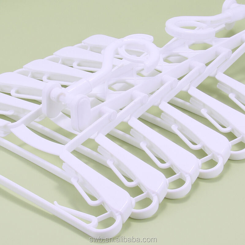 Multifunctional PP Coat Hanger Plastic Clothes Hanger Home Storage Racks Foldable Plastic Coat Hanger factory