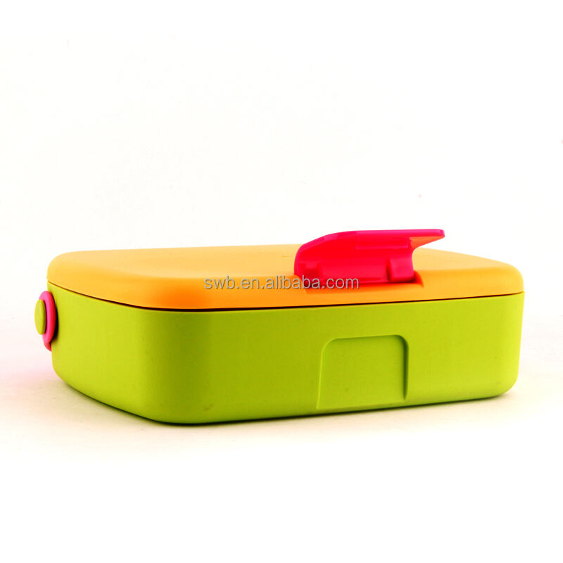 New Popular 5 Compartments Plastic PP Lunch Box Portable Colorful Bento Box School Lunch Containers With Dividers manufacture