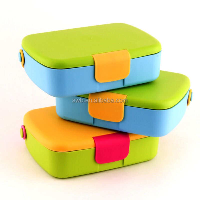 BPA Free Food Grade Plastic Bento Lunch Box Travel Food Container Plastic Lunch Boxes For School Kids manufacture