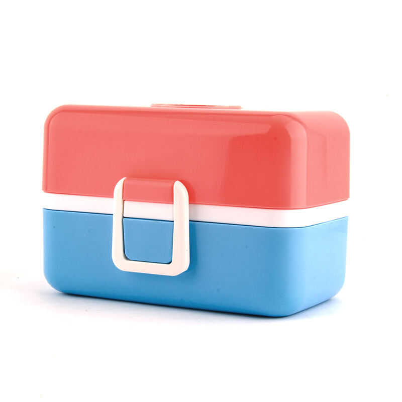 Newest Fashional Plastic PP Lunch Bento Box 2 layers Kids Plastic Tiffin Box Lunch Container For Student Reusable manufacture