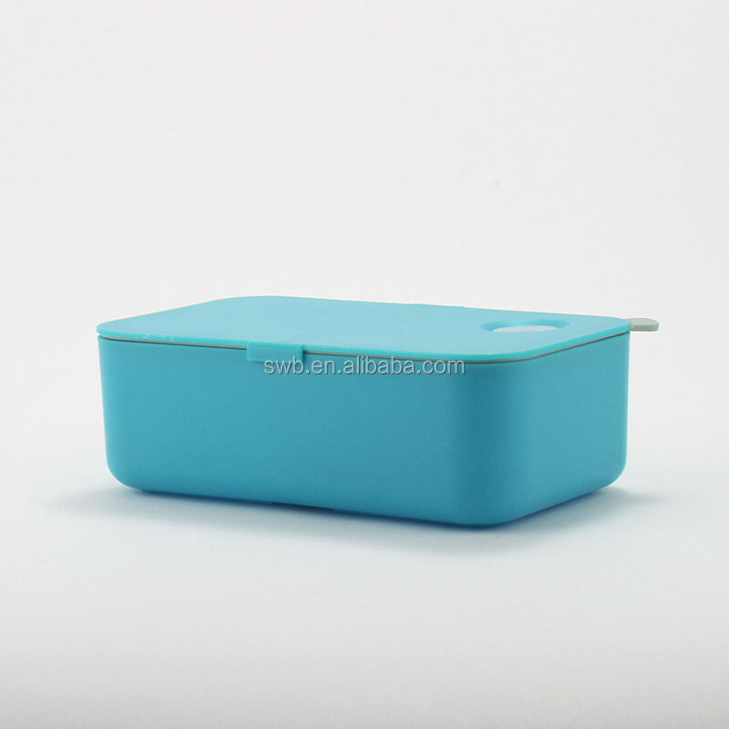 Eco-friendly Leak-Proof Plastic Lunch Box Travel Food Container Office School Plastic Bento Box for Stidents factory