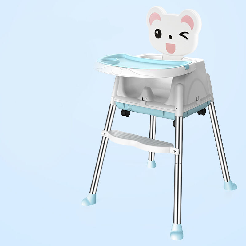 Wholesale Plastic Baby Dinning High Chair Portable Child Highchair Baby Feeding 3 In 1 High Chair factory