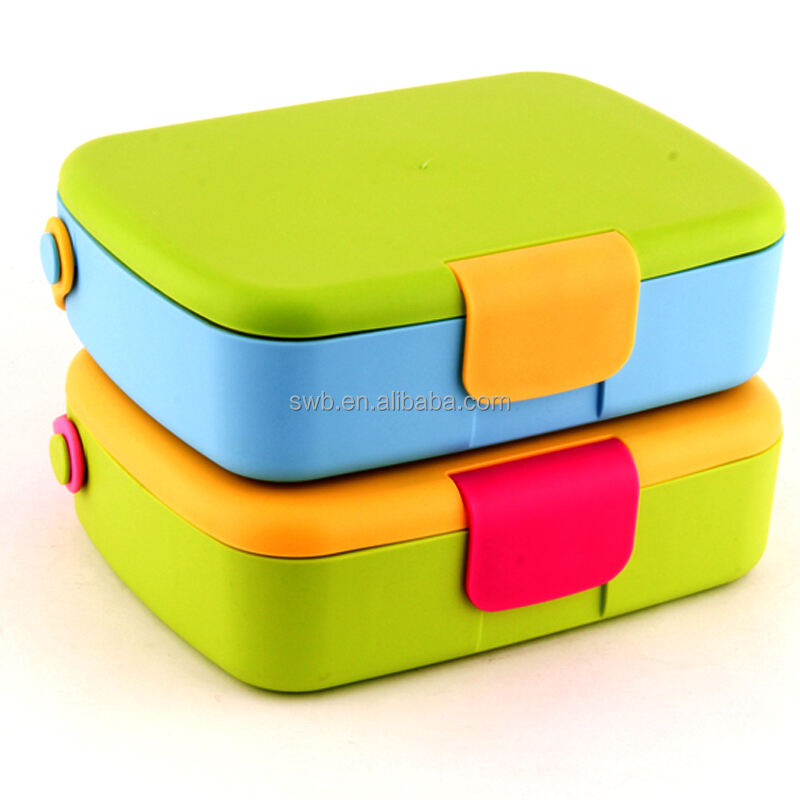 BPA Free Food Grade Plastic Bento Lunch Box Travel Food Container Plastic Lunch Boxes For School Kids factory