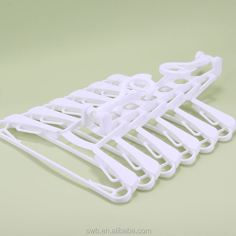 Multifunctional PP Coat Hanger Plastic Clothes Hanger Home Storage Racks Foldable Plastic Coat Hanger supplier