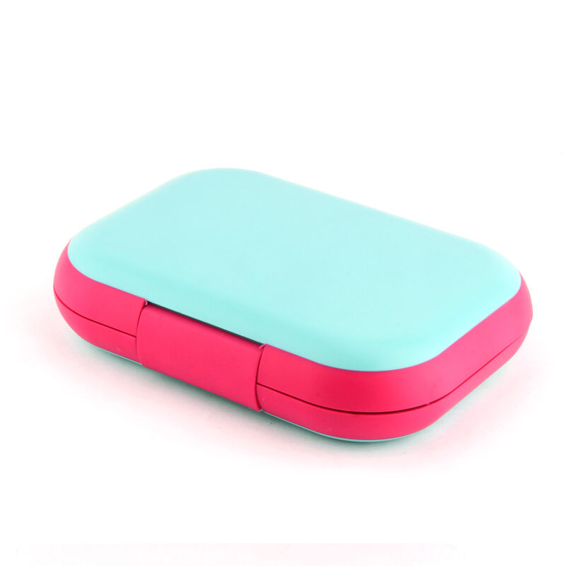 New Style Plastic Lunch Box 4 Compartment Bento Box Leakproof Plastic School Lunch Container Reusable supplier