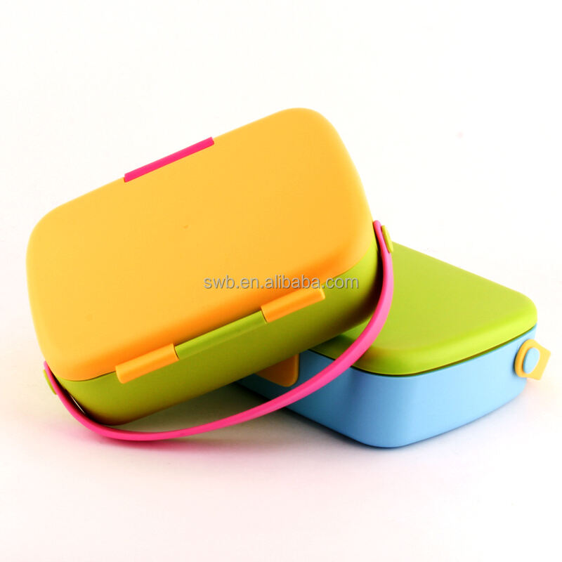 BPA Free Food Grade Plastic Bento Lunch Box Travel Food Container Plastic Lunch Boxes For School Kids manufacture