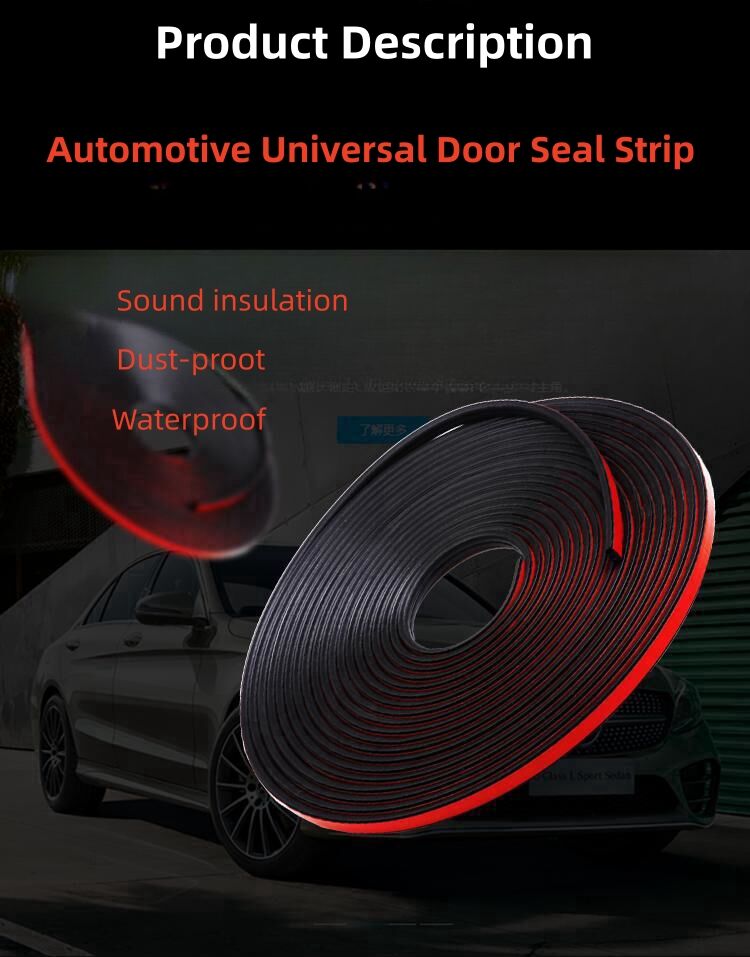 P Z D B Type Car Door Seal weather stripping Door Rubber Seal Strip Car Sound Insulation Rubber Sealing For Car Rubber details