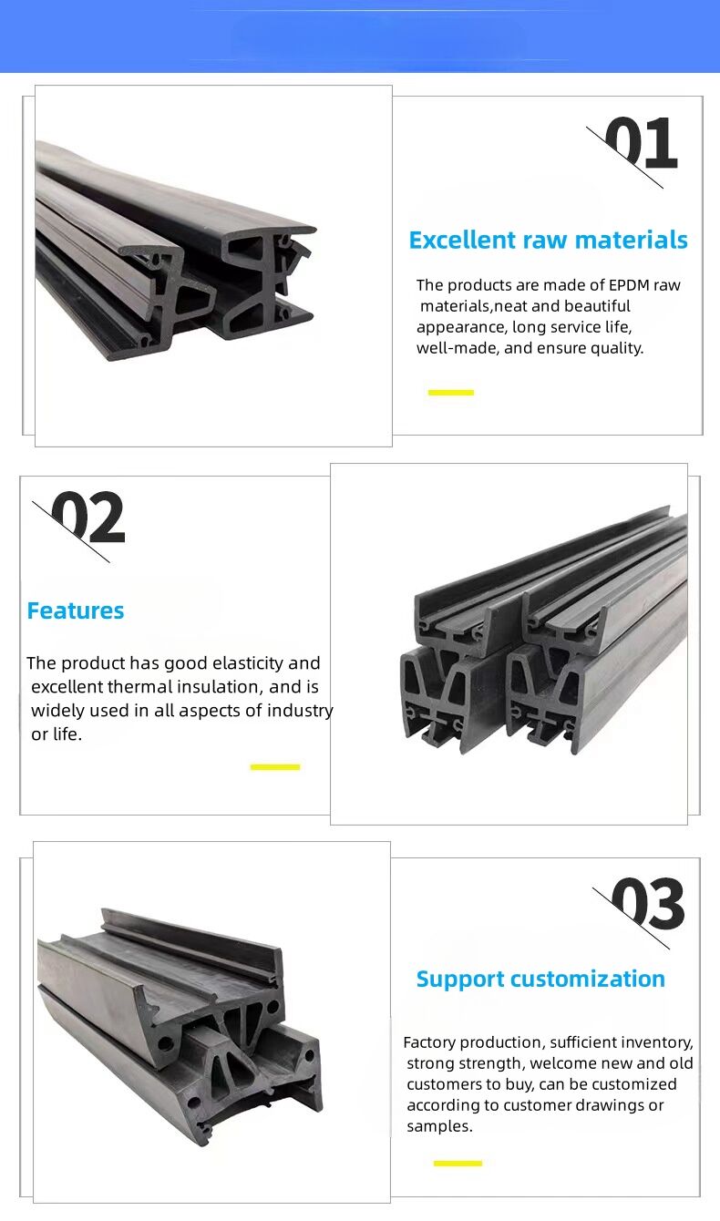 Anti-collision rubber sealing strips supplier