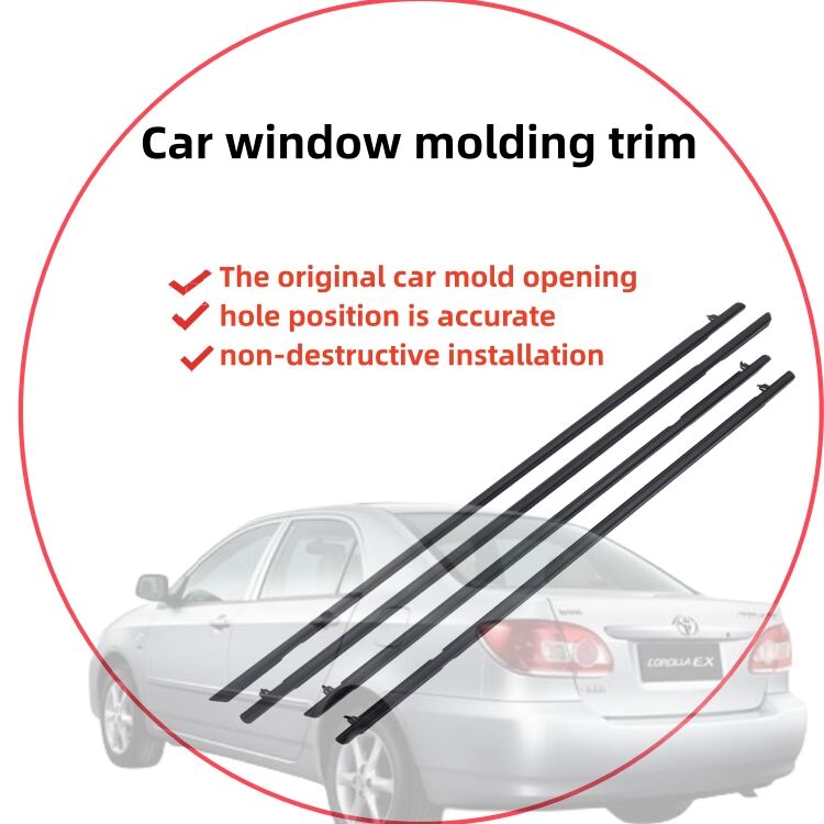 Car Weather Strip For Toyota Corolla 2009-2012 Car Weather Strip Doors With Molding Window Trim 2009 2010 2011 2012 factory