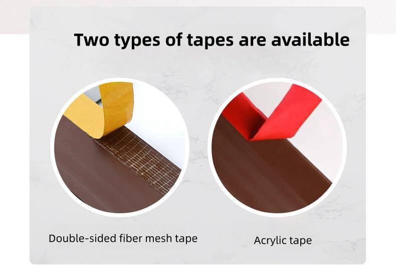 Adhesive door sealing strip for wooden door supplier