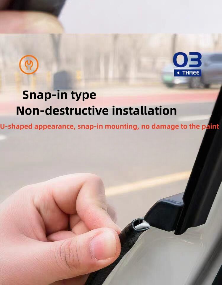 U-shaped Sealing Strip Car Door Protector Rubber Seal Repair factory